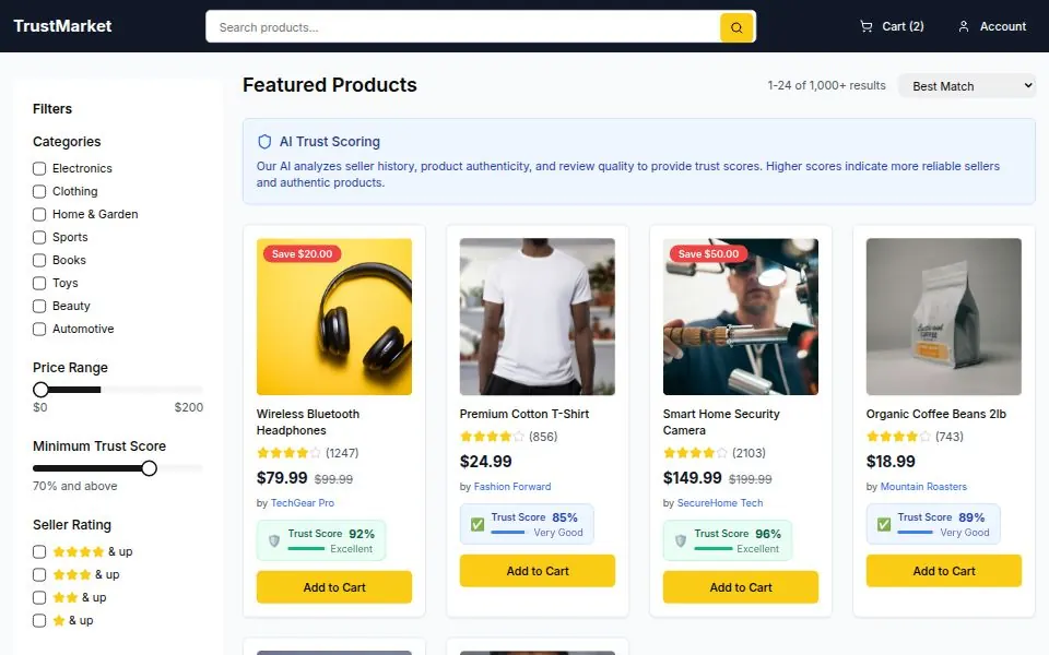 Amazon 风格B2C电商平台重构